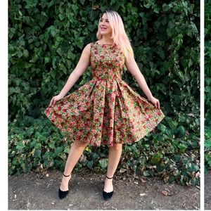 Retrolicious Pomegranate Dress XL NWT